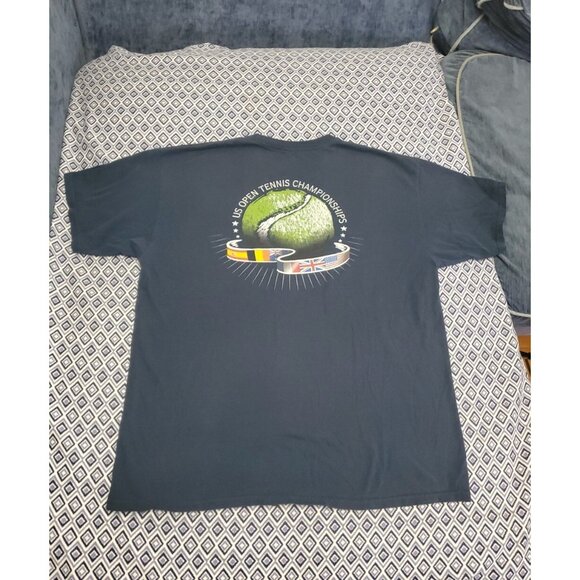 US Open 2011 Tennis Championships 2011 Navy T-Shirt Men's Size 2XL - Picture 2 of 9